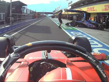 Charles Leclerc y Esteban Ocon Charles Leclerc y Esteban Ocon