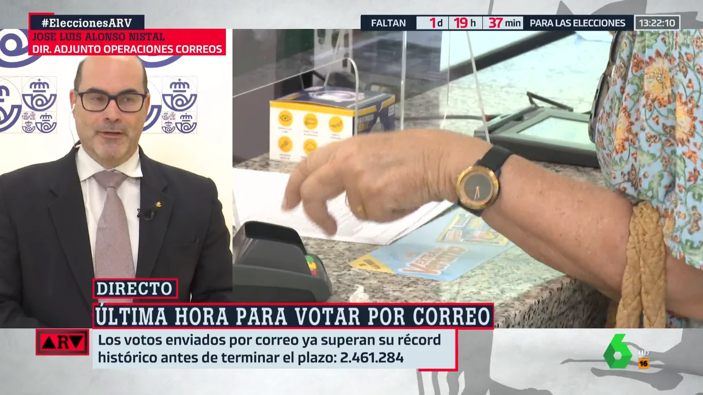 Correos elogia el trabajo de los carteros y carga contra quienes cuestionan el voto por correo: "Hemos tenido jornadas muy duras" Correos elogia el trabajo de los carteros y carga contra quienes cuestionan el voto por correo: "Hemos tenido jornadas muy duras"