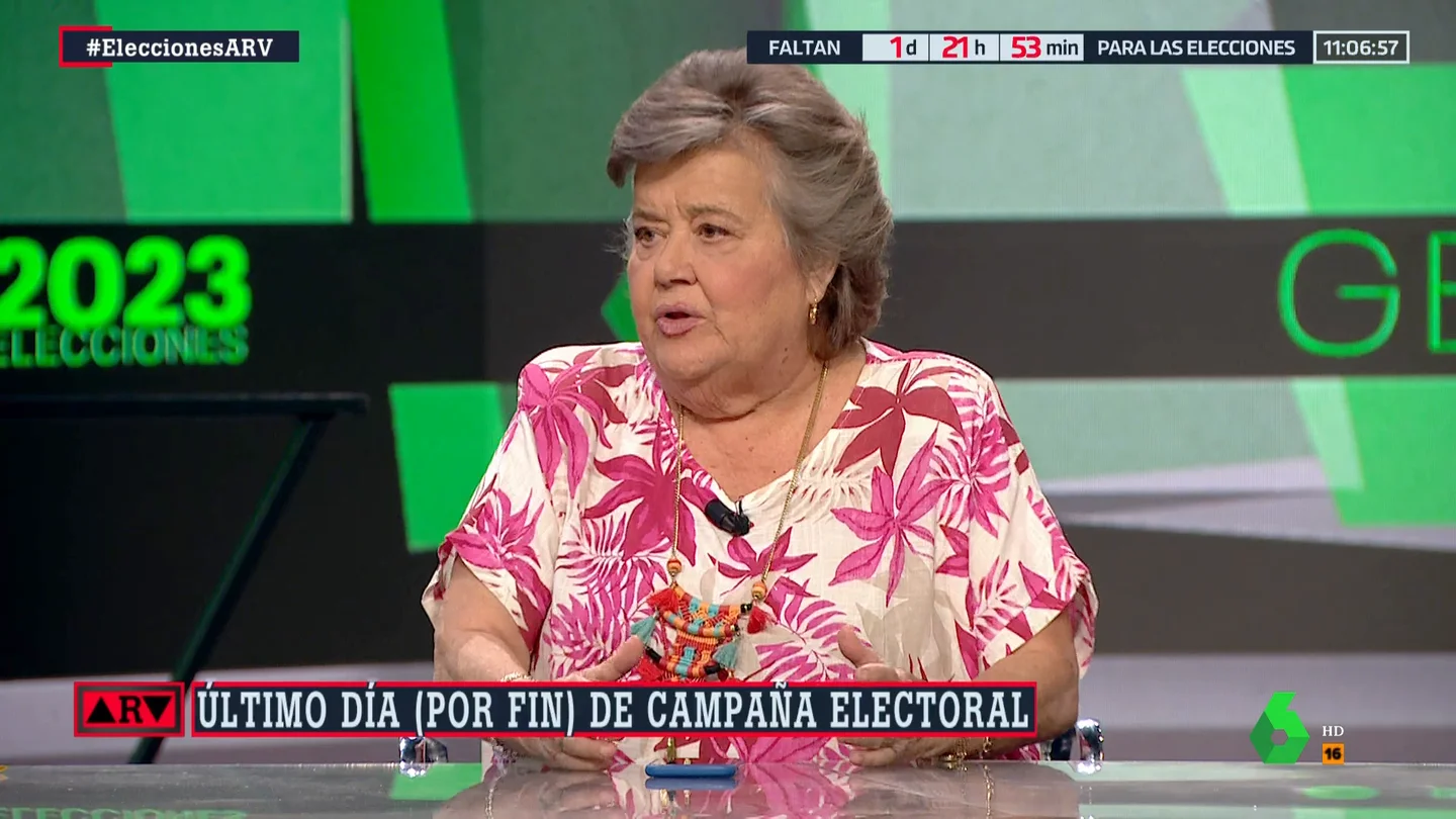 Cristina Almeida planta cara a la censura: "Juegan a cosas terribles" Cristina Almeida planta cara a la censura: "Juegan a cosas terribles"