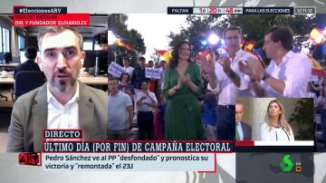 ignacio Escolar: "Las elecciones están mucho más apretadas que hace un mes, puede haber una enorme sorpresa este domingo"
