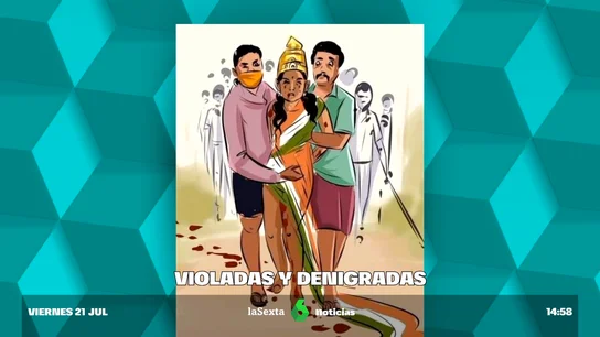 Una turba de hombres exhibe desnudas y manosea a dos mujeres después de violarlas en la India Una turba de hombres exhibe desnudas y manosea a dos mujeres después de violarlas en la India
