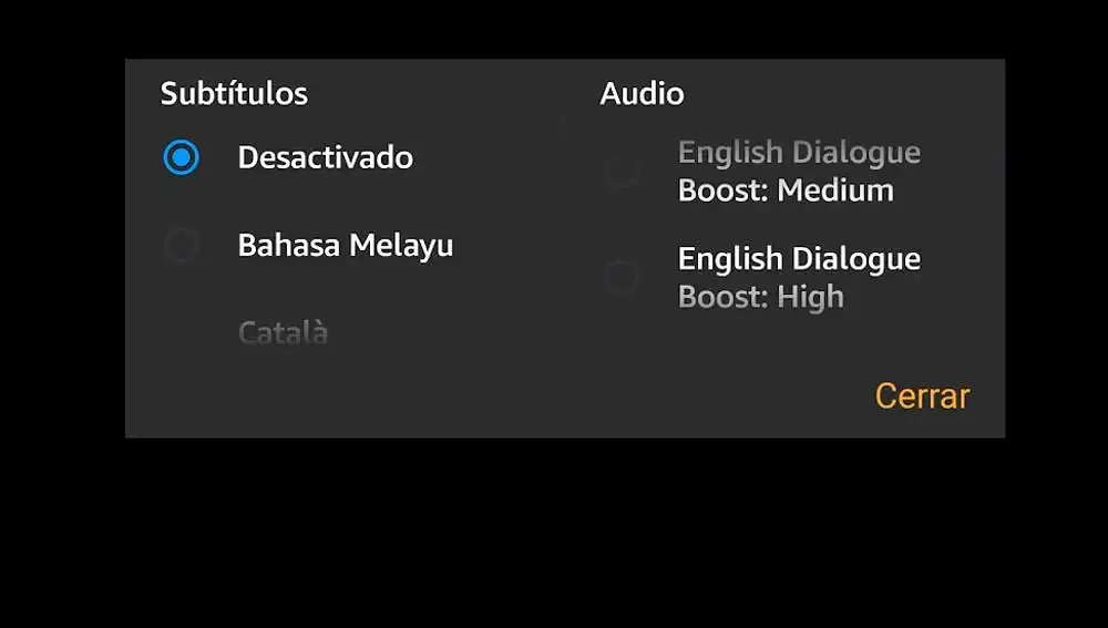 Ajustes de Audio en Prime Video Ajustes de Audio en Prime Video
