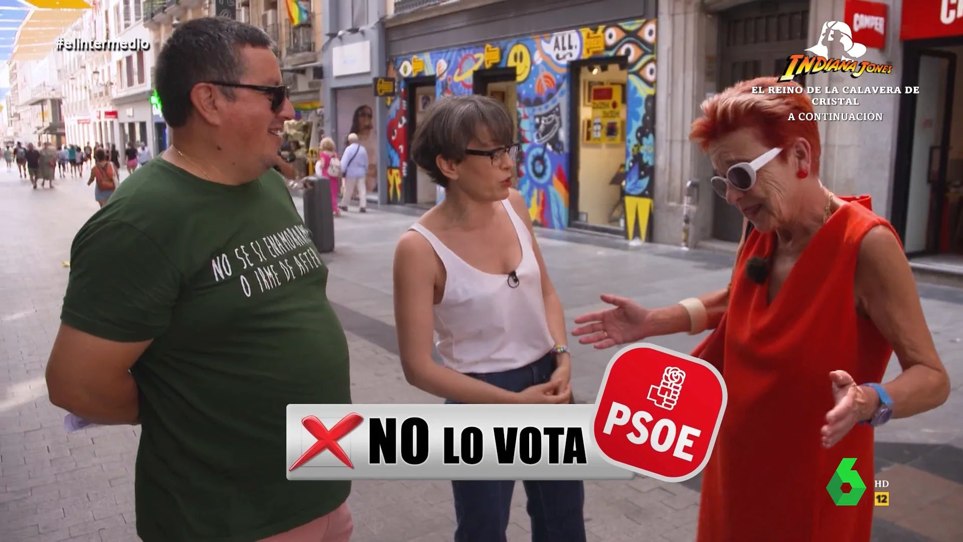 "Vaya ojo, lo de oculista lo tenemos j*****": la reacción de Thais Villas cuando una señora se equivoca de votante