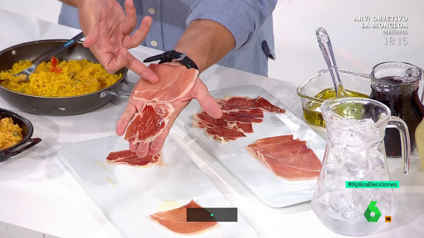 El nutricionista Pablo Ojeda desvela los trucos que usan para 'colarte' un mal jamón El nutricionista Pablo Ojeda desvela los trucos que usan para 'colarte' un mal jamón