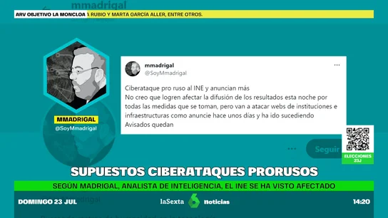 Supuesto ciberataque prorruso al INE Supuesto ciberataque prorruso al INE