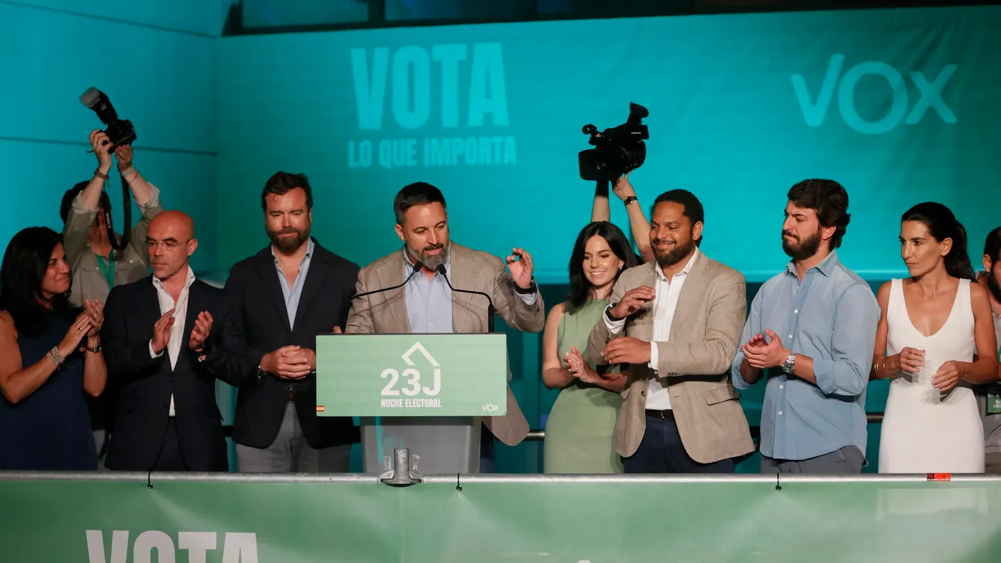 Batacazo monumental de Vox el 23J: desplome general y pérdida de 19 diputados en sus feudos más importantes Batacazo monumental de Vox el 23J: desplome general y pérdida de 19 diputados en sus feudos más importantes