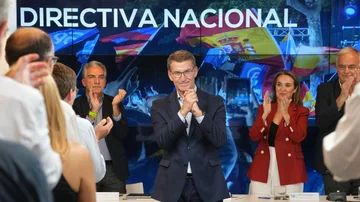 Alberto Núñez Feijóo en la reunión de la directiva nacional del PP tras el 23J Alberto Núñez Feijóo en la reunión de la directiva nacional del PP tras el 23J