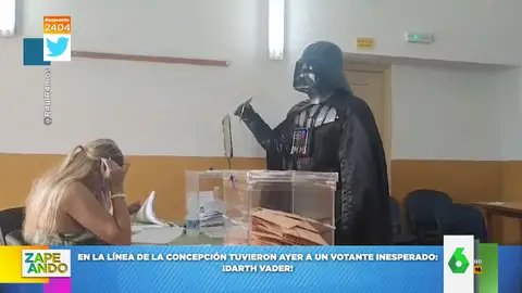 De un emperador romano a Darth Vader: los disfraces más divertidos de los votantes en las elecciones