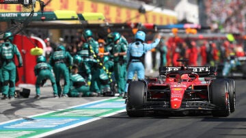 Charles Leclerc en Hungría