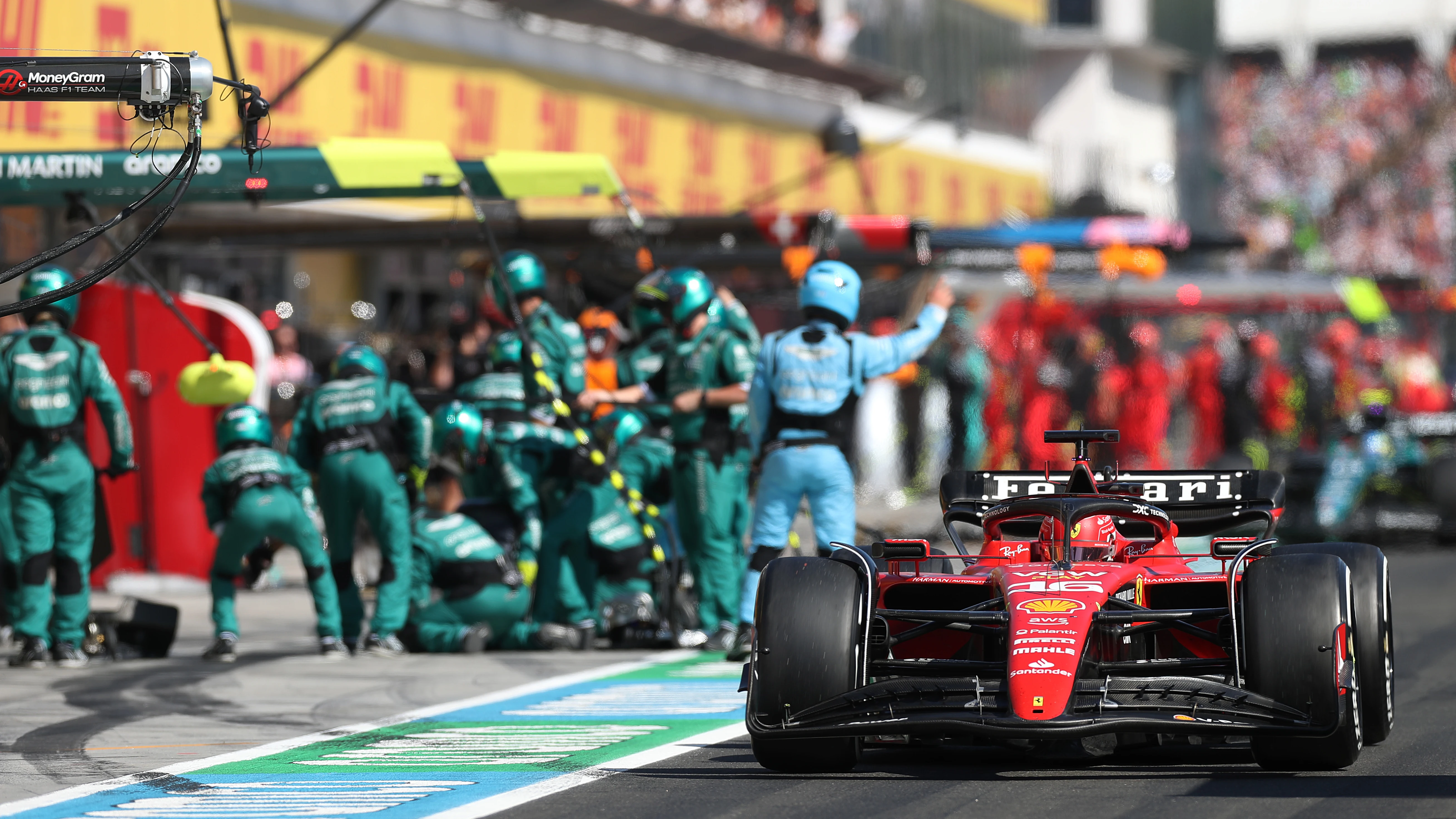 Charles Leclerc en Hungría