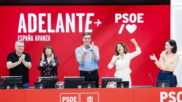 Sánchez, ovacionado en la Ejecutiva del PSOE