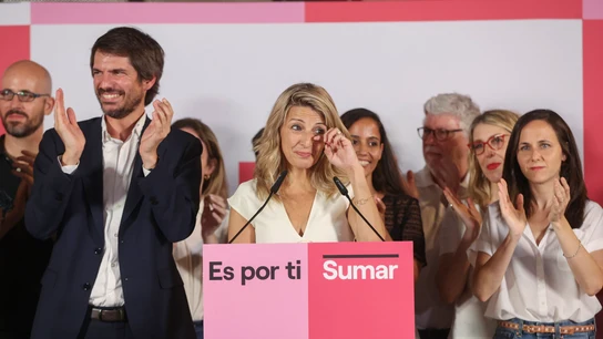 Yolanda Díaz: "Hoy la gente va a dormir más tranquila. La democracia gana" Yolanda Díaz: "Hoy la gente va a dormir más tranquila. La democracia gana"
