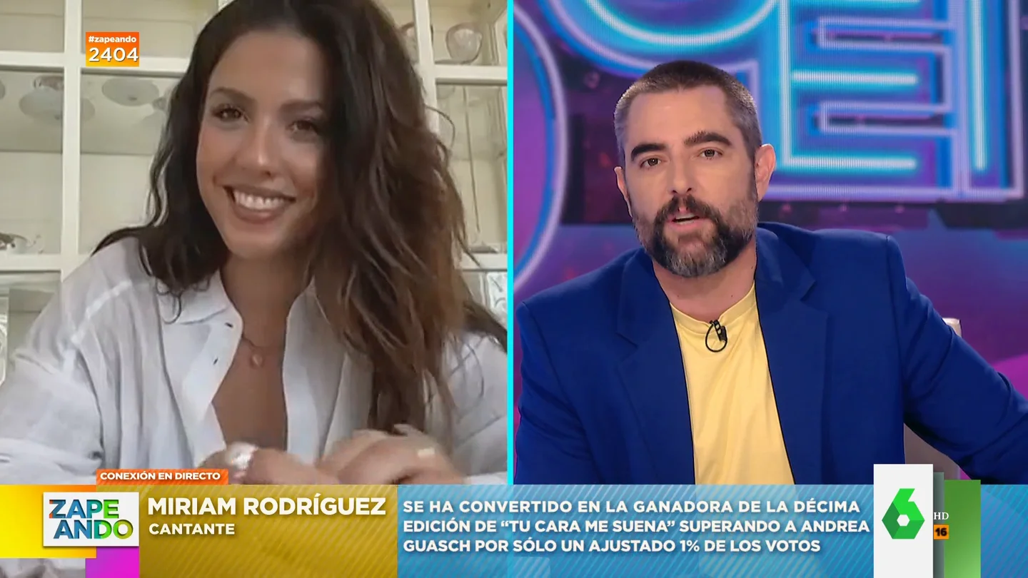 "Es el regalo más grande que la televisión me ha hecho": Miriam Rodríguez, ganadora de 'TCMS', describe su paso por el programa "Es el regalo más grande que la televisión me ha hecho": Miriam Rodríguez, ganadora de 'TCMS', describe su paso por el programa