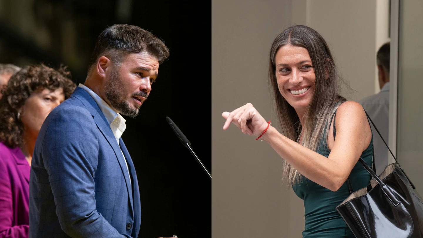 Los números uno de ERC y Junts, respectivamente, por Barcelona, Gabriel Rufián y Míriam Nogueras Los números uno de ERC y Junts, respectivamente, por Barcelona, Gabriel Rufián y Míriam Nogueras