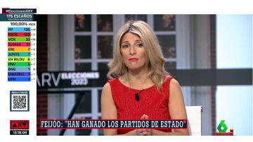 Yolanda Díaz, a Feijóo: "Sea demócrata, no tiene apoyos ni nadie con quién pactar para la investidura"