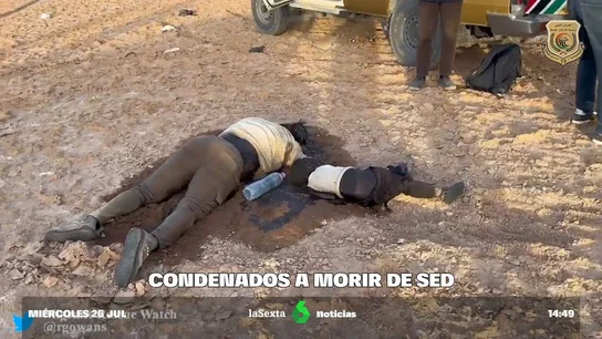 Activistas cargan contra Europa por lavarse las manos ante la decena de subsaharianos que mueren en el desierto Activistas cargan contra Europa por lavarse las manos ante la decena de subsaharianos que mueren en el desierto