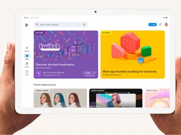 La nueva Play Store para tabletas y plegables La nueva Play Store para tabletas y plegables
