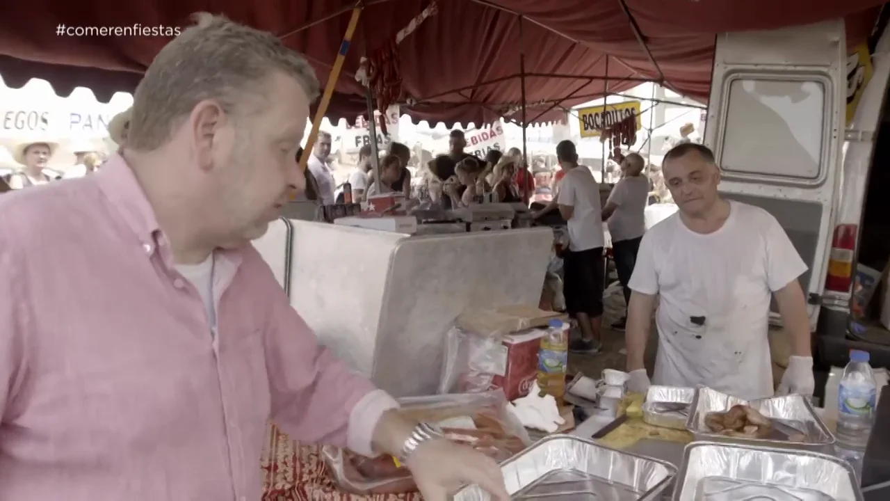 Tenso rifirrafe entre Chicote y el responsable de un puesto de bocadillos de feria: "¿Qué coño no se puede luchar?"