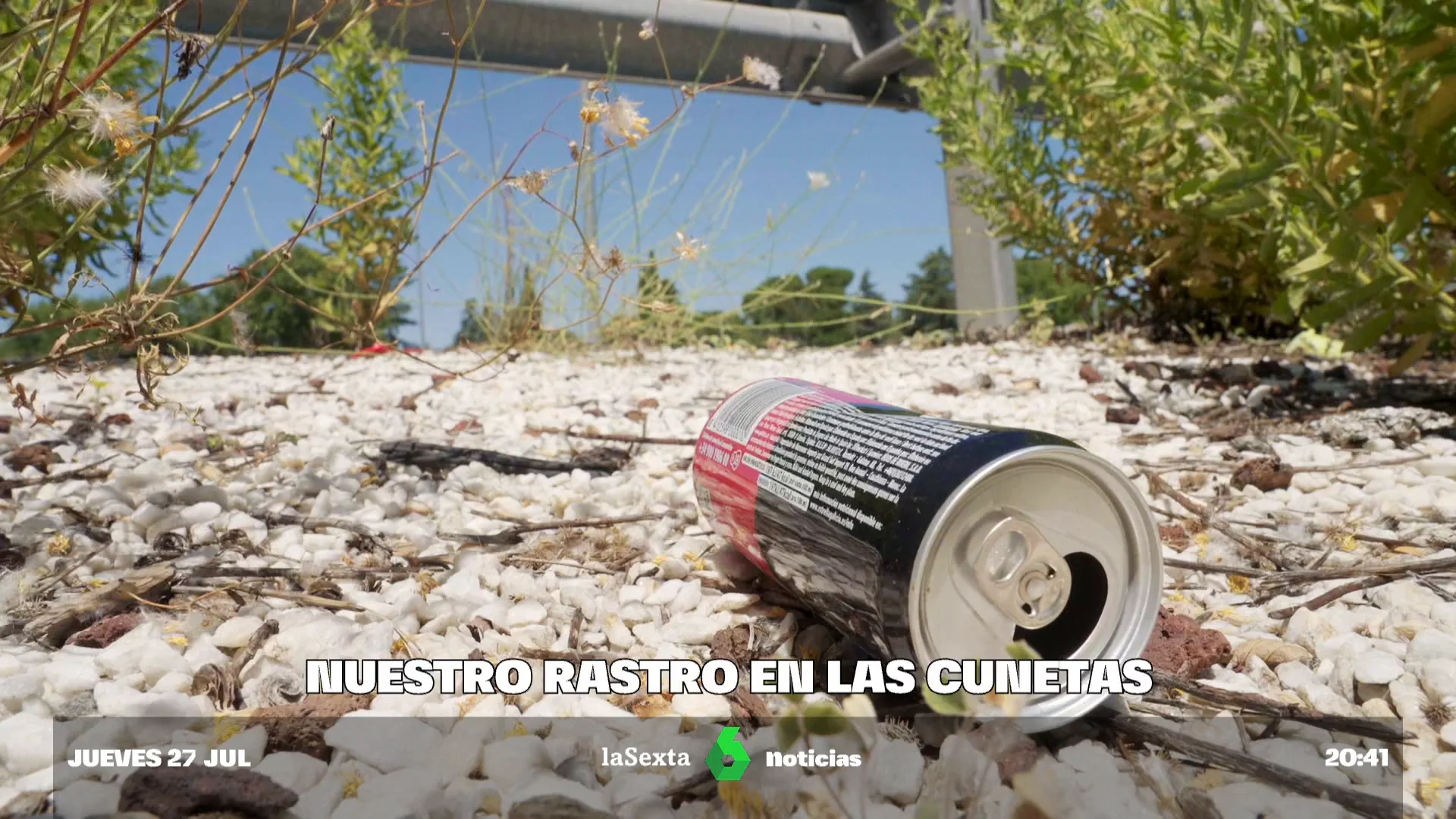 Basura en las cunetas