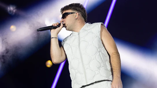 El cantante Quevedo durante su actuación en la sexta edición del Mallorca Live Festival El cantante Quevedo durante su actuación en la sexta edición del Mallorca Live Festival