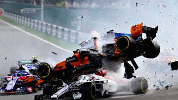 Accidente GP de Bélgica