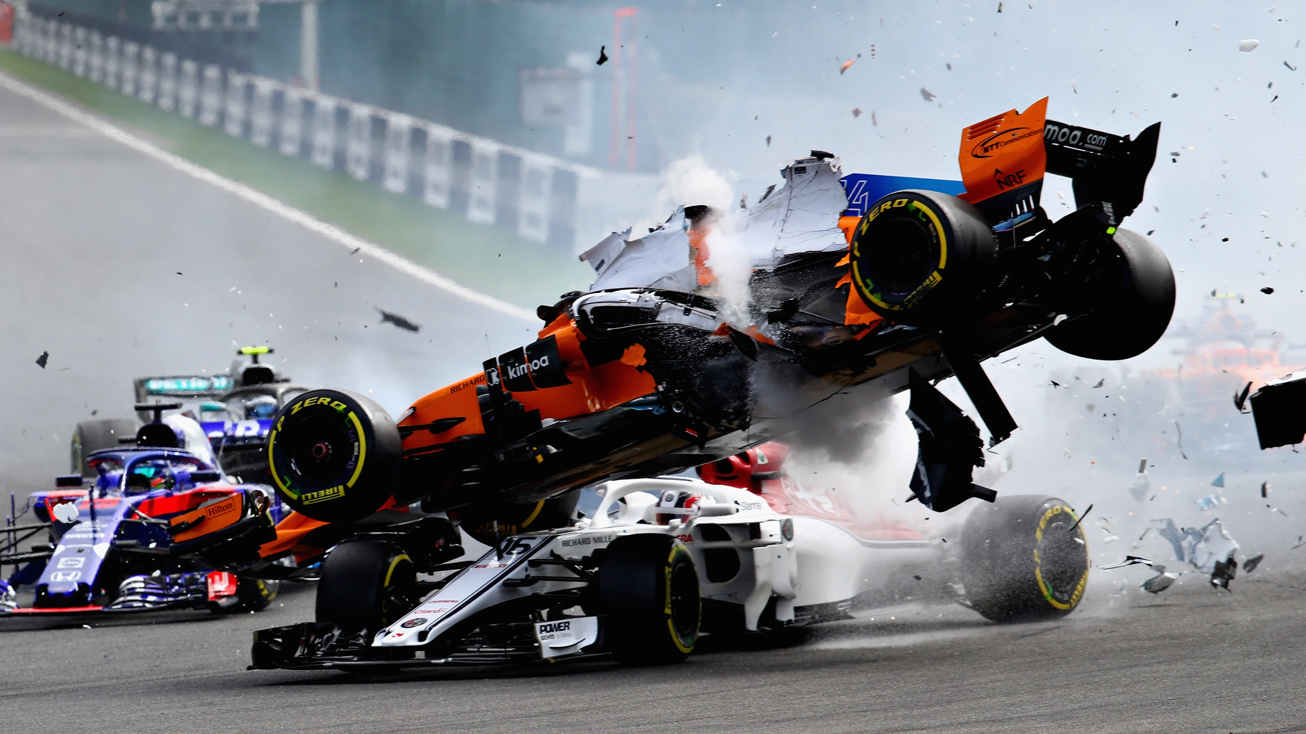 Accidente GP de Bélgica