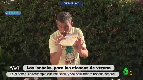 El nutricionista Pablo Ojeda desvela cuál es su aperitivo favorito para comer durante los atascos en el coche