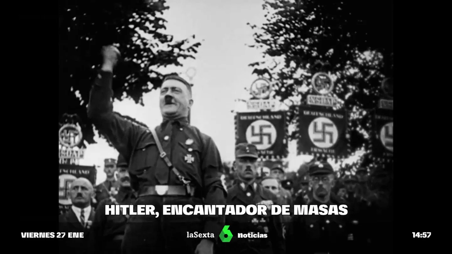 Hitler en una imagen de archivo Hitler en una imagen de archivo