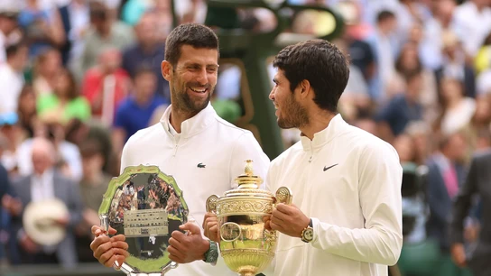 El halago de un extenista a Carlitos: "Djokovic no puede llegar al nivel que alcanza Alcaraz" El halago de un extenista a Carlitos: "Djokovic no puede llegar al nivel que alcanza Alcaraz"