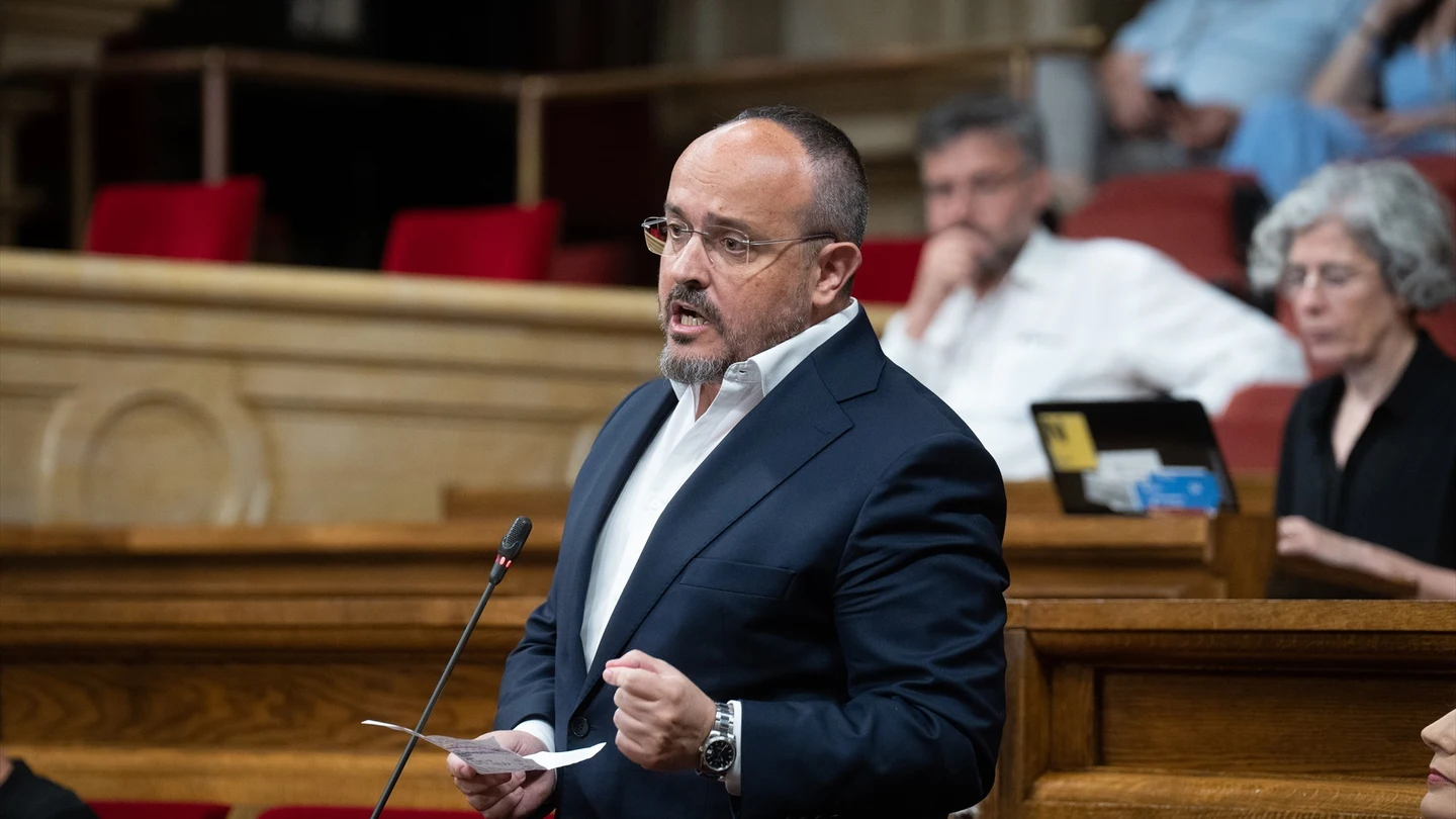 Imagen de archivo de Alejandro Fernández, líder del PP catalán. Imagen de archivo de Alejandro Fernández, líder del PP catalán.