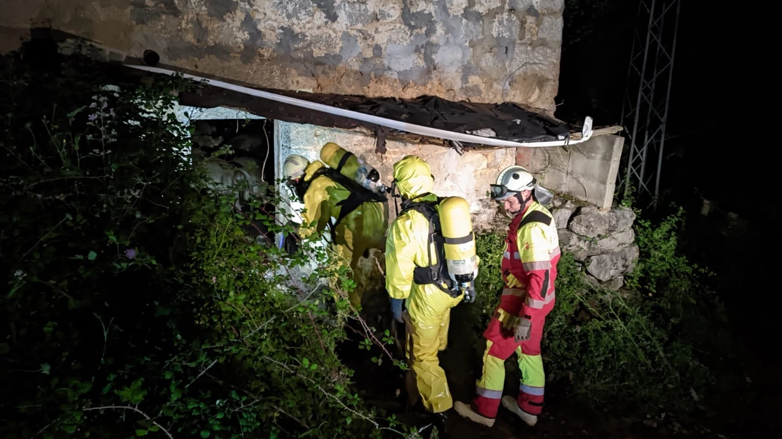 Cabaña de San Roque de Riomiera donde aparecieron las vacas muertas