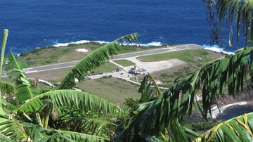 El aeropuerto Juancho E. Yrausquin, en la isla caribeña de Saba, el aeropuerto con la pista más corta del mundo