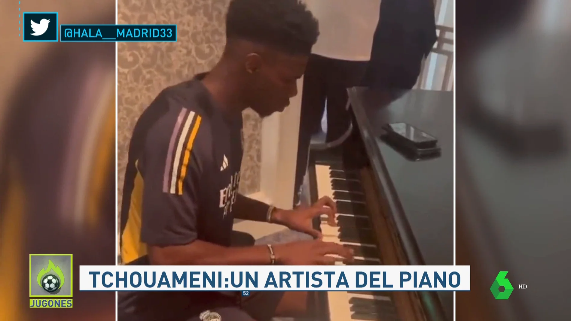 Astro do Real Madrid, Tchouameni mostra talento com piano - ESPN Video