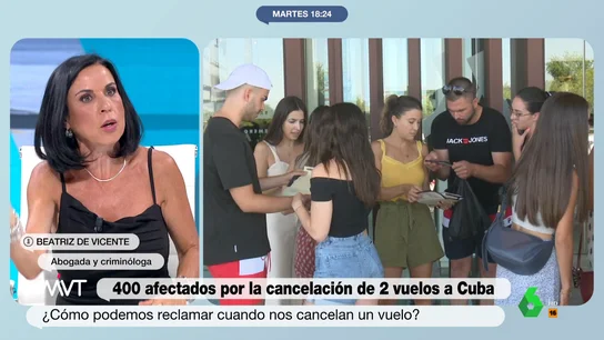 Bea de Vicente responde: ¿cómo podemos reclamar cuando nos cancelan un vuelo? Bea de Vicente responde: ¿cómo podemos reclamar cuando nos cancelan un vuelo?