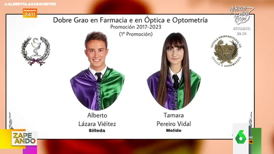 La orla viral de unos alumnos de la Universidad de Santiago: "La fiesta de fin de curso debió ser de lo más divertida" La orla viral de unos alumnos de la Universidad de Santiago: "La fiesta de fin de curso debió ser de lo más divertida"