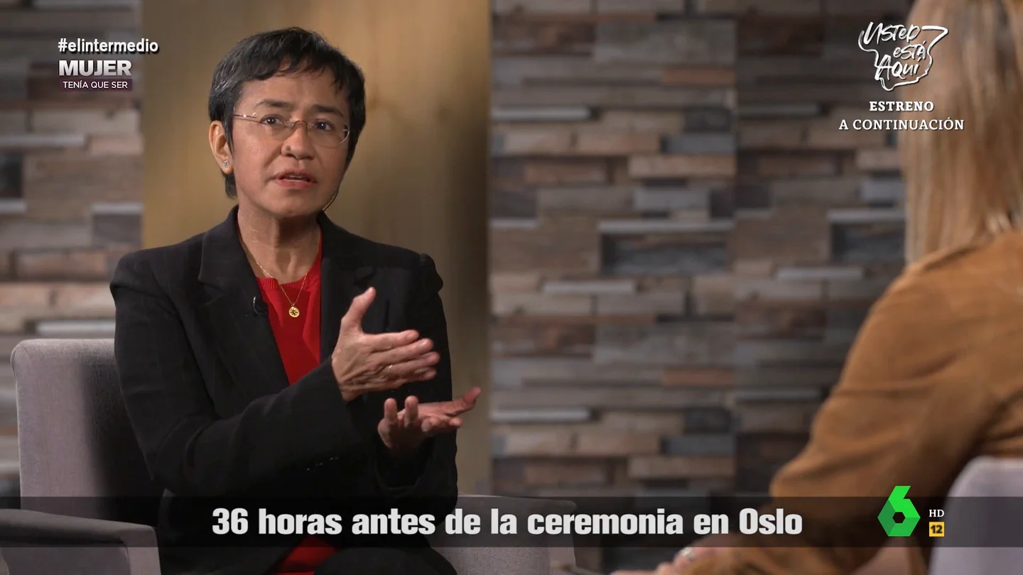 María Ressa confiesa qué sintió al ganar el premio Nobel: "Demostró que hacer lo correcto es lo correcto" María Ressa confiesa qué sintió al ganar el premio Nobel: "Demostró que hacer lo correcto es lo correcto"