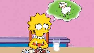 Una escena de 'Lisa, la vegetariana', de Los Simpson