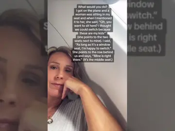 Una pasajera se niega a cambiar su asiento del avión a una madre y sus hijos y su respuesta ha sido aplaudida en TikTok Una pasajera se niega a cambiar su asiento del avión a una madre y sus hijos y su respuesta ha sido aplaudida en TikTok