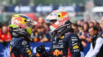 Pérez y Verstappen