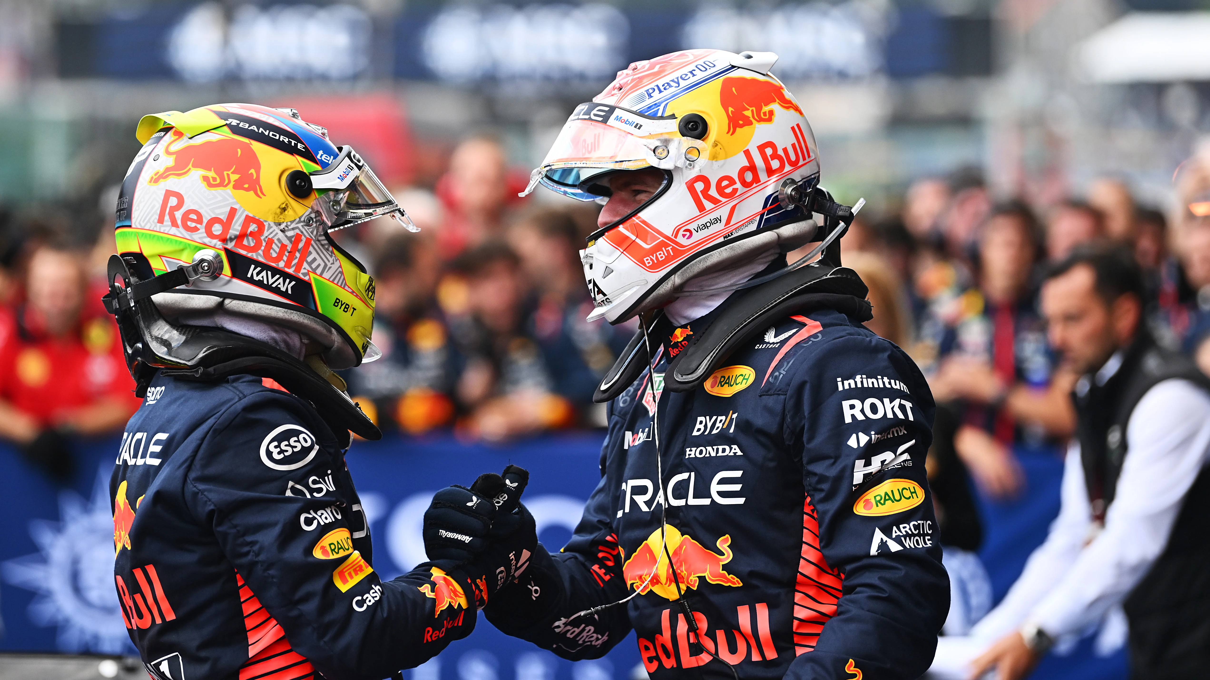 Pérez y Verstappen