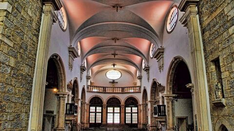 Interior de la Catedral de Aveiro, en Portugal