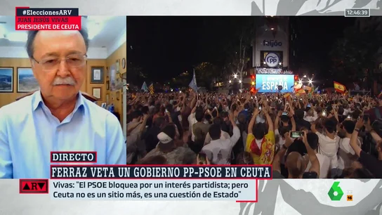 El firme mensaje de Vivas a Vox: "En Ceuta se respeta la diversidad cultural y los ciudadanos se sienten españoles recen como recen" El firme mensaje de Vivas a Vox: "En Ceuta se respeta la diversidad cultural y los ciudadanos se sienten españoles recen como recen"