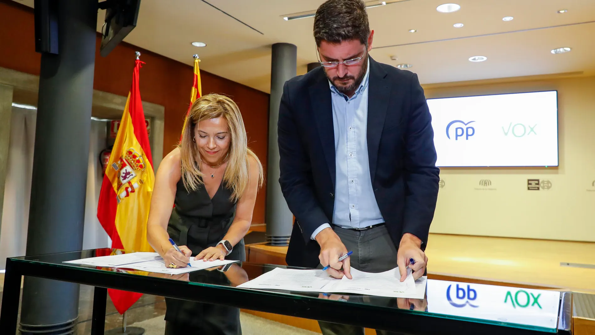 Así es el acuerdo del PP y Vox en Aragón, punto por punto