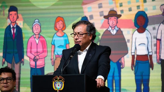 Imagen de archivo de Gustavo Petro. Imagen de archivo de Gustavo Petro.