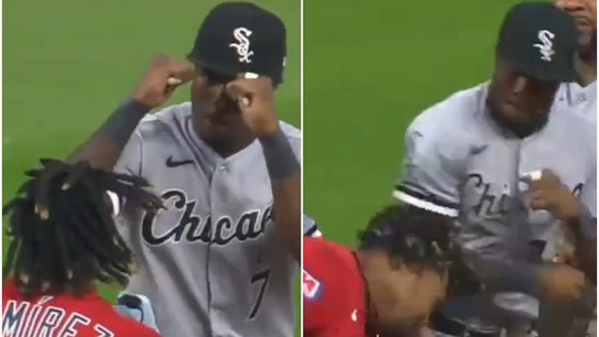 Pelea a puñetazos entre Tim Anderson y José Ramírez Pelea a puñetazos entre Tim Anderson y José Ramírez