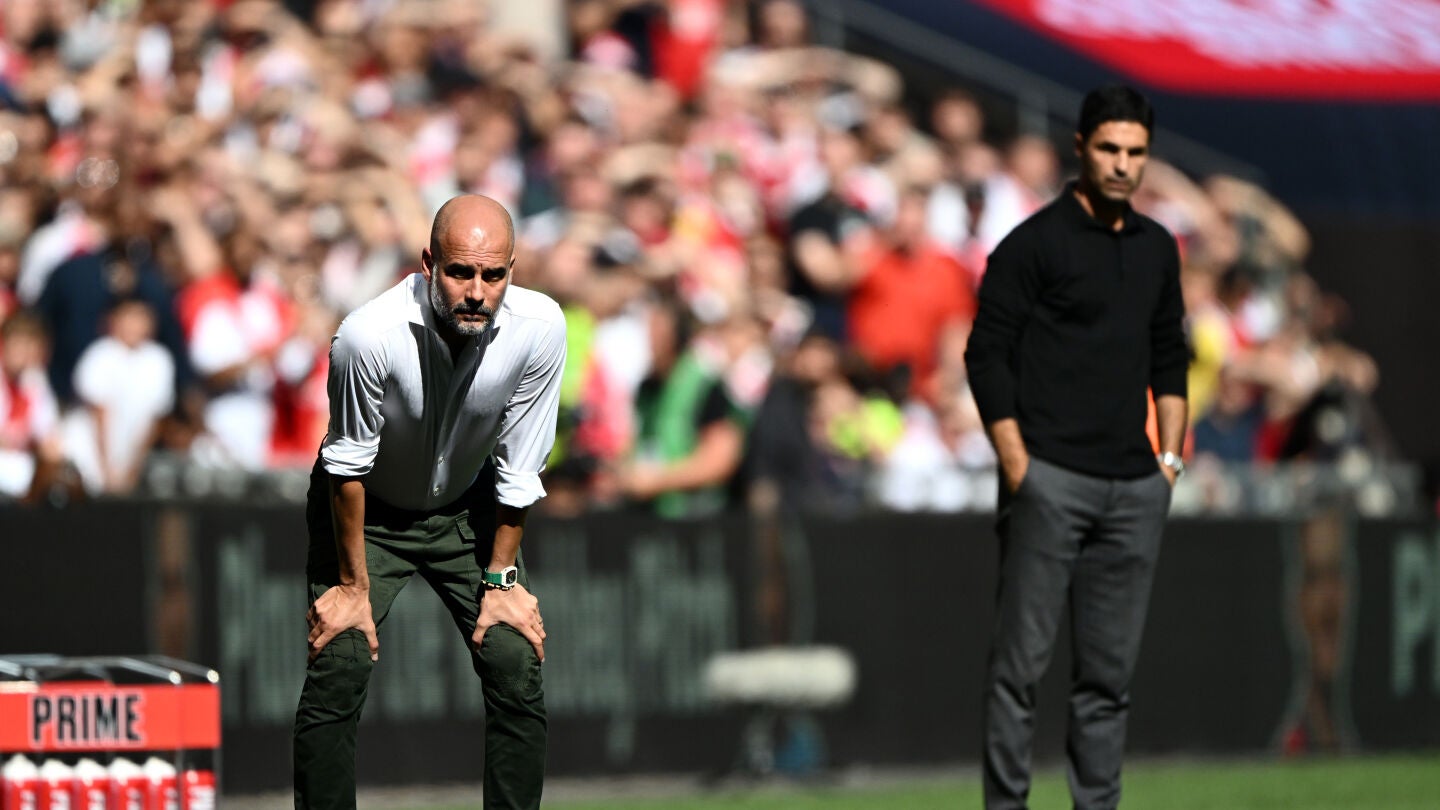 Pep Guardiola y Arteta