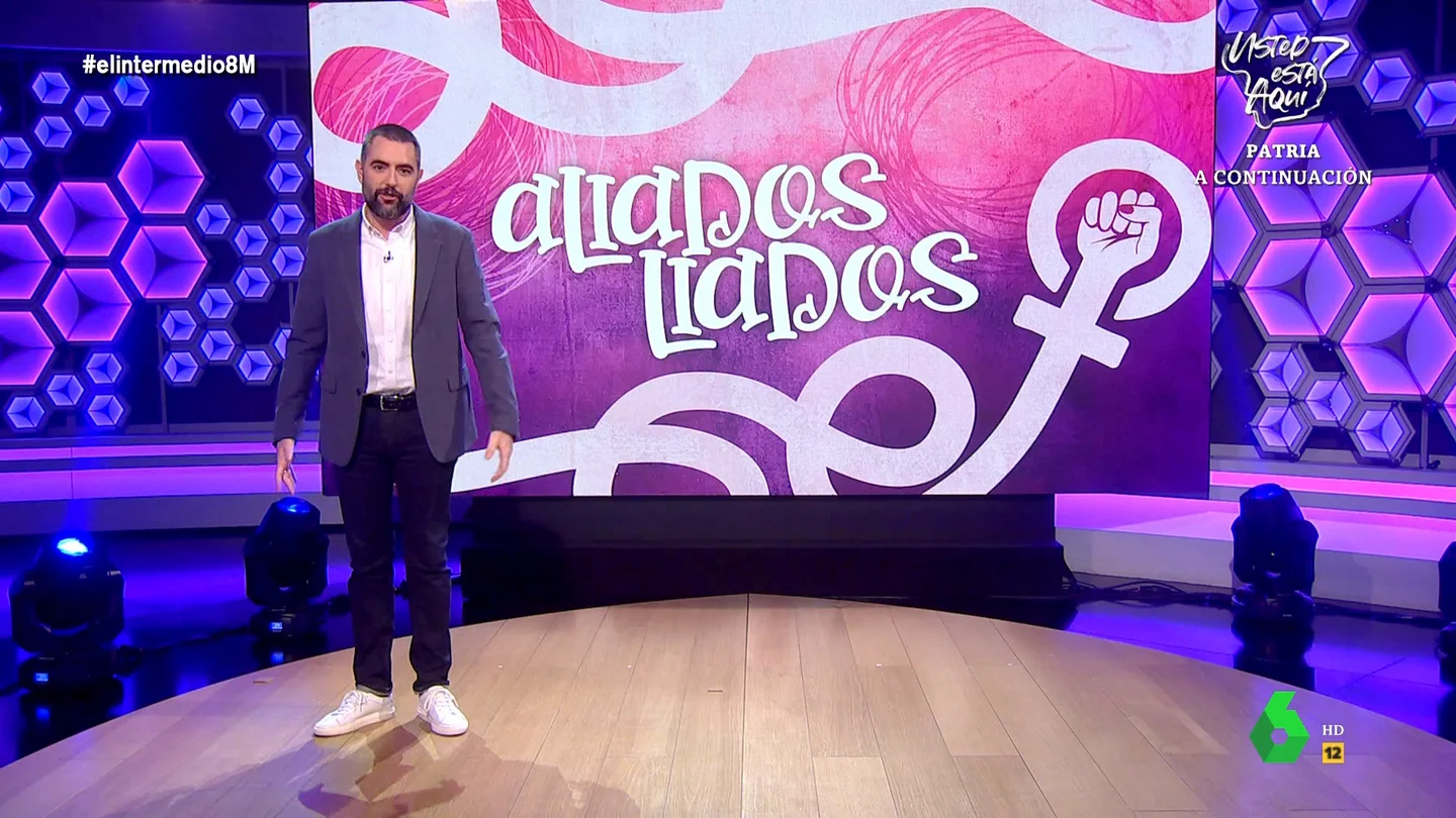 Dani Mateo analiza a los 'aliados liados' del movimiento feminista: "Hay voluntad pero acaban haciendo una chapucilla" Dani Mateo analiza a los 'aliados liados' del movimiento feminista: "Hay voluntad pero acaban haciendo una chapucilla"