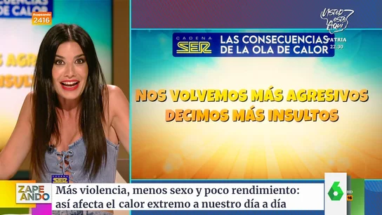 Más agresivos, menos sexo y pérdidas de dinero: estas son algunas de las consecuencias de la ola de calor Más agresivos, menos sexo y pérdidas de dinero: estas son algunas de las consecuencias de la ola de calor