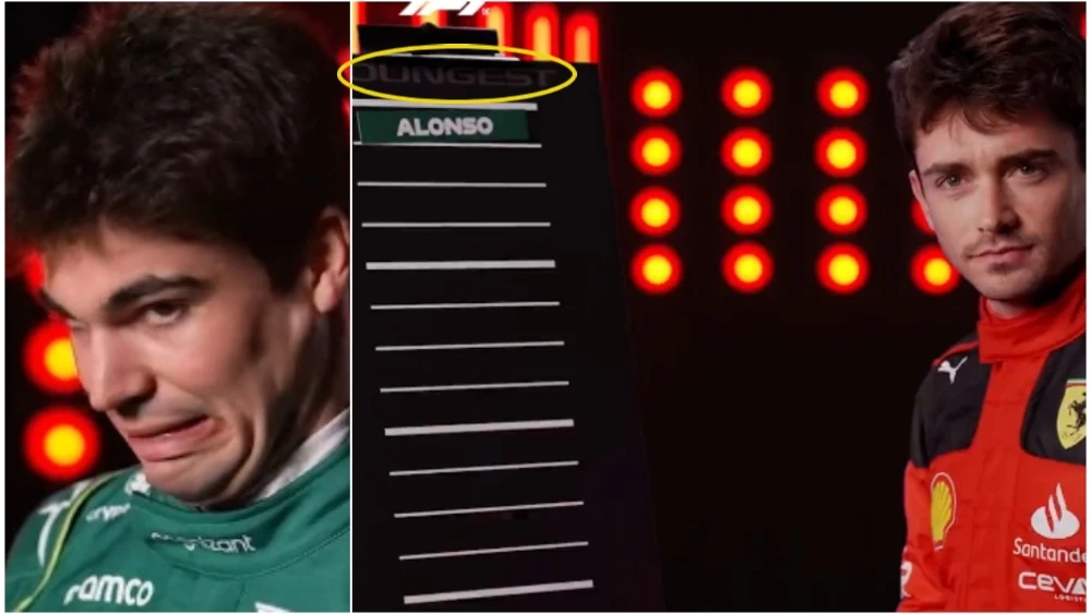 Charles Leclerc y Lance Stroll colocan a Fernando Alonso como el más joven de la F1