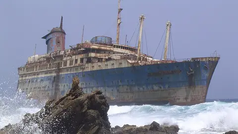 El SS America en una imagen de 2004 El SS America en una imagen de 2004
